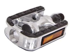 Platformpedaal Stadsfiets Sport 9/16 Inch zilver per set