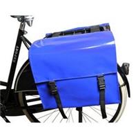 De Poort Dubbele fietstas Blauw 46L