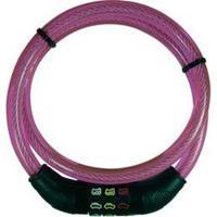 Security Plus CSL80Pink Kabelschloss Pink Zahlenschloss mit Symbolen X40010