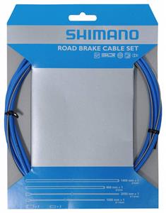 Shimano Road Brake Cable Set With PTFE Coated Inner - One Size - Black