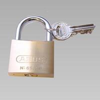 ABUS Messing hangslot, verschillend sluitend