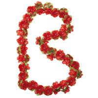 Bloemenstreng Flower Garland 120 cm rood