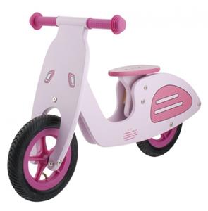 Kidsclub Loopfiets Vespa 10 Inch Meisjes Roze