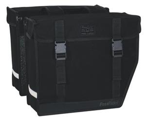fastrider Canvas Fietstas Led 41,5 Liter Zwart