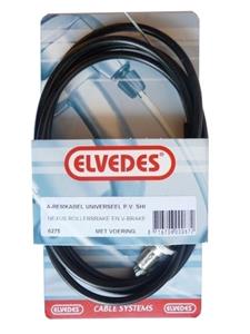 Elvedes Remkabelset achter 6275 Shimano 1700/2000 mm zwart