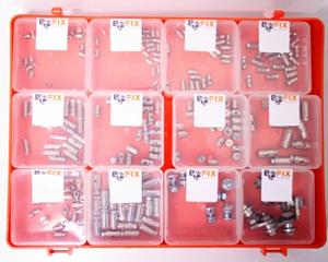 Bofix Doos Assortiment 12 Vaks Schroefnippels