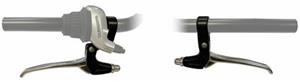 Saccon remgrepen set Shimano Nexus V-brake 4-vinger zil/zwa