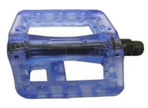 Vwp Platformpedaal BMX Clear 9/16 Inch blauw per set