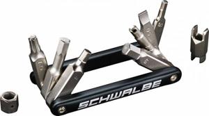 Schwalbe Multitool 9 Funktionen 9,5 Cm Schwarz/silber