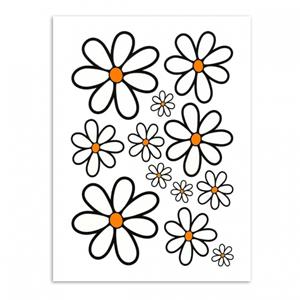 Fietsstickers Margrieten 34 X 24 cm