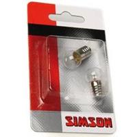 Simson fietslampjes voor 6V/2,4W 2 stuks