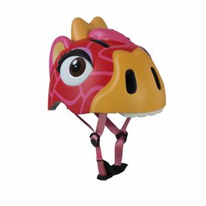 Crazystuff Kinderhelm / Fietshelm Rode Giraffe /Red Giraffe Small 49-55 cm
