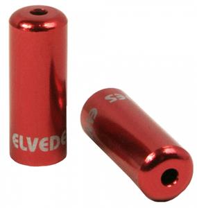 Elvedes kabelhoedjes 4,2 mm rood 50 stuks