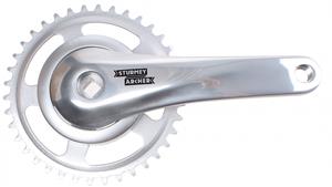 Sturmeyarcher crankstel set FCS608 38T 170 mm zilver