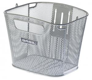 basil fietsmand voor Bold 17 liter zilver