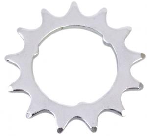 tandwiel opsteek 18T plat zilver
