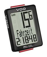 VDO fietscomputer M1.1 WR zwart