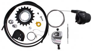 shimano onderdelenset Nexus 3 remnaaf zwart 12-delig