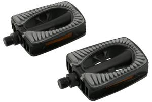 pedalen set Metropool Comfort 9/16 inch grijs/zwart