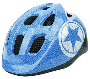 polisport Fietshelm Jeans junior blauw maat 52/56 cm