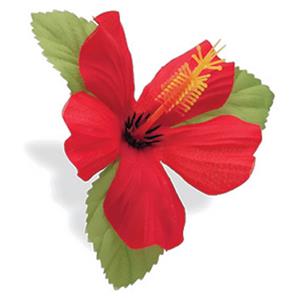 Electra Bloem met Clip Rood