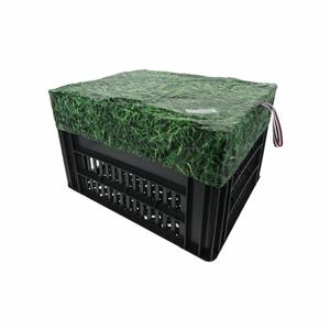 Hooodie Fietskrat Fietsmand Hoes Medium Grass