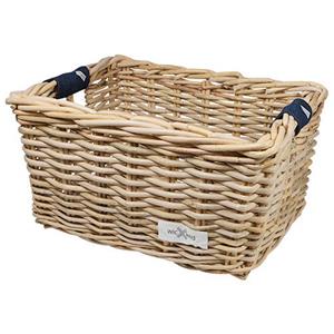 wicked Rieten Fietsmand M Jeans naturel