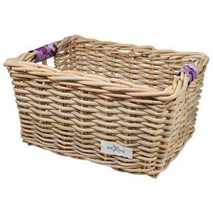 wicked Rieten Fietsmand M Love 11 naturel