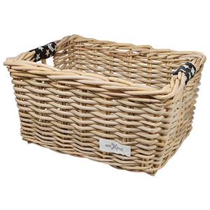 wicked Rieten Fietsmand M Stars Original naturel