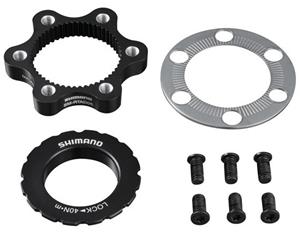 shimano SM-RTAD05 6-Bolt Rotor to Centre Lock Hub Adapter