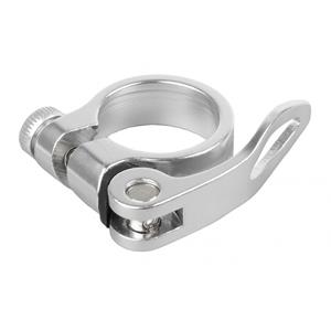 Vwp zadelklempen met snelspanner 34,9 mm aluminium zilver