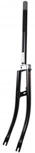 voorvork vast 26 inch 1 inch extra lang staal zwart