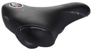 Selle Bassano zadel Bigcity Volare 3 Zone Comfort Plus zwart