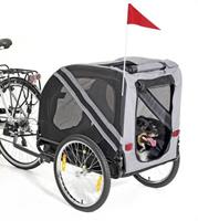 fietskar doggy liner economy grijs/zwart