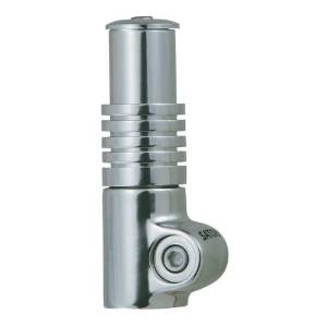 adapter 28,6/50/28,6 mm zilver