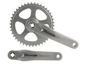 Miranda crankstel set 46T 170 mm zilver