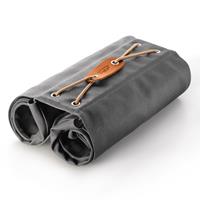 Brooks England Dubbele fietstas Brick Lane Grijs/Bruin - 30L