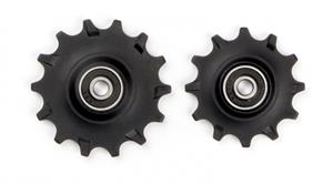 Elvedes derailleurwieltjes 12/14 tanden 11/12V zwart 2 stuks