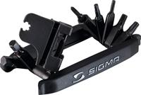 Sigma Klappwerkzeug "Pockettool Medium", Stahl, 17 Funktionen, schwarz