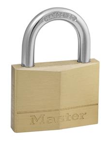 Master Lock hangslot massief messing 50 mm