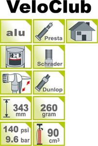 Icetoolz handpomp met drukmeter aluminium zilver