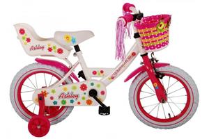 volare Ashley Kinderfiets - Meisjes - 14 inch - Wit