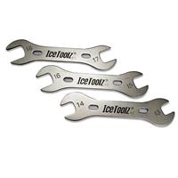 Icetoolz conussleutelset 13/14-15/16-17/18 mm 15 cm zilver/zwart