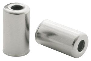 Elvedes kabelhoedjes messing 5 mm zilver 200 stuks