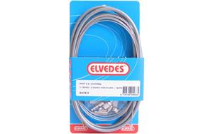 Elvedes Trommelrem kabelkit 1700mm / 2250mm RVS - zilver (op kaart)