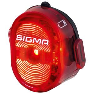 Sigma Rücklicht "Nugget II", LED, O-Ring Halterung, Micro-USB-Ladekabel, schwarz