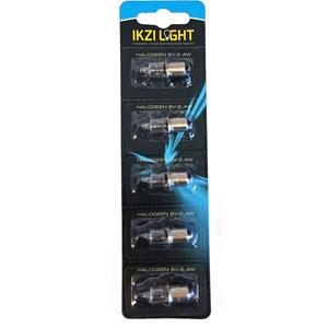 Ikzilight fietslampjes halogeen 6V-2.4W 5 stuks