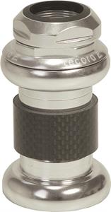 Tecora balhoofdstel EC30/26 met draad 1 inch aluminium zilver