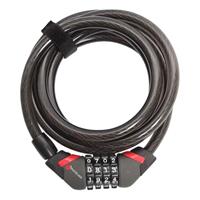 DoubleLock Kabelslot Coil Cable Combo 240 CM