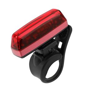 Ikzilight achterlicht led USB zwart/rood